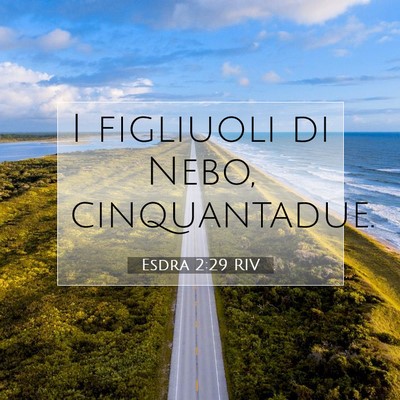 Esdra 2:29 Versetto della Bibbia Spiegato