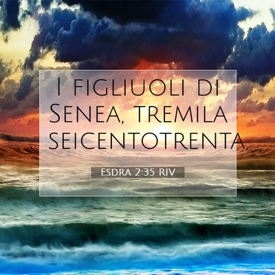 Esdra 2:35 Versetto della Bibbia Spiegato