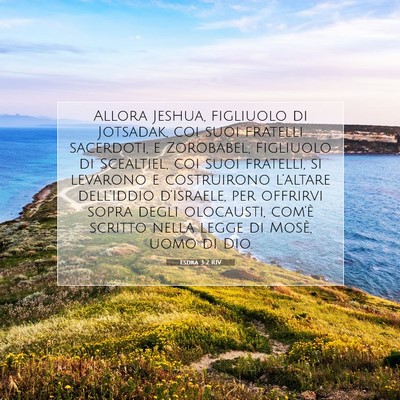 Esdra 3:2 RIV Immagine del Versetto della Bibbia