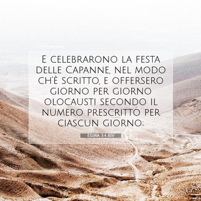 Esdra 3:4 Versetto della Bibbia Spiegato