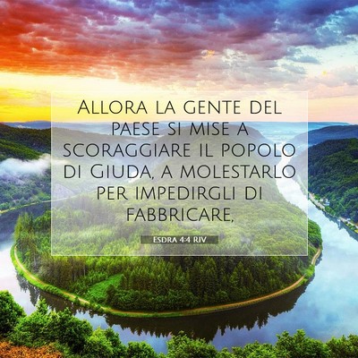 Esdra 4:4 RIV Immagine del Versetto della Bibbia