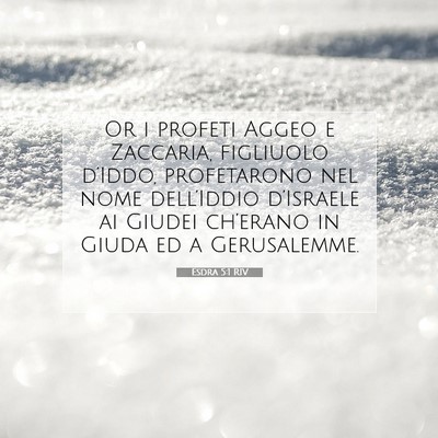 Esdra 5:1 RIV Immagine del Versetto della Bibbia