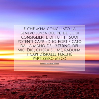 Esdra 7:28 Versetto della Bibbia Spiegato
