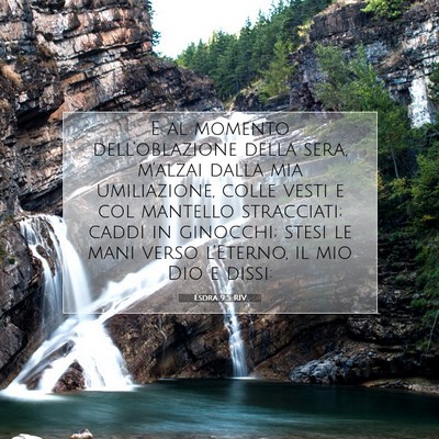 Esdra 9:5 RIV Immagine del Versetto della Bibbia
