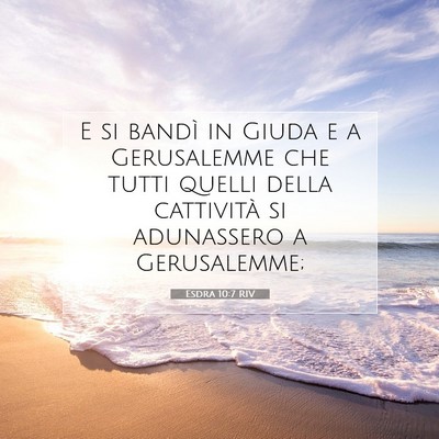 Esdra 10:7 RIV Immagine del Versetto della Bibbia