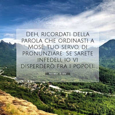 Neemia 1:8 Versetto della Bibbia Spiegato