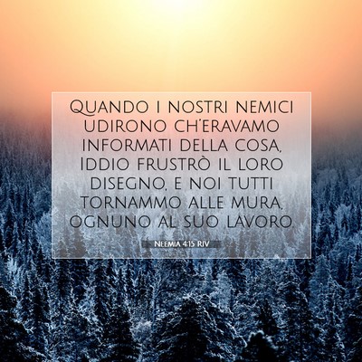 Neemia 4:15 Versetto della Bibbia Spiegato