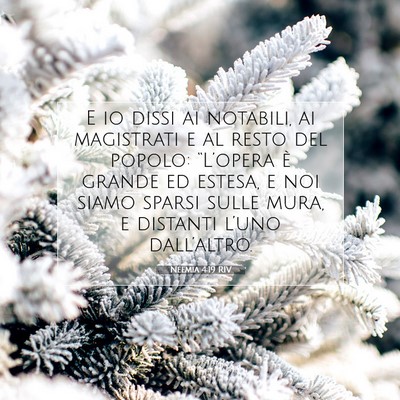 Neemia 4:19 Versetto della Bibbia Spiegato