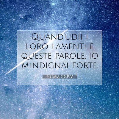 Neemia 5:6 Versetto della Bibbia Spiegato