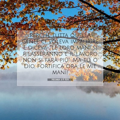 Neemia 6:9 Versetto della Bibbia Spiegato