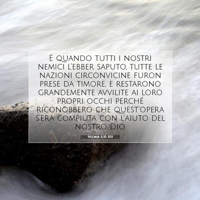 Neemia 6:16 Versetto della Bibbia Spiegato