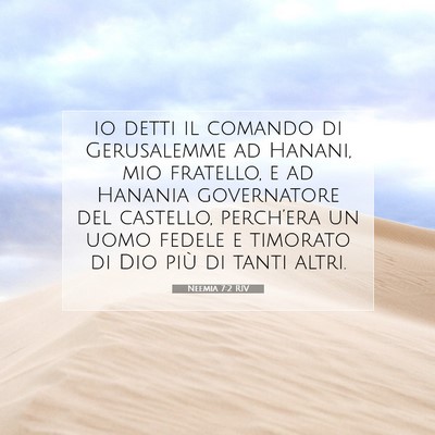 Neemia 7:2 RIV Immagine del Versetto della Bibbia