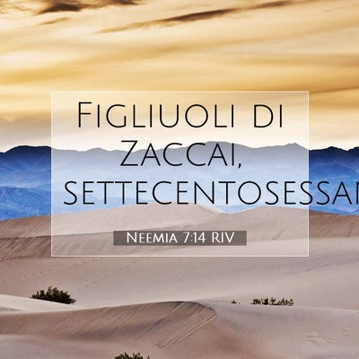 Neemia 7:14 Versetto della Bibbia Spiegato