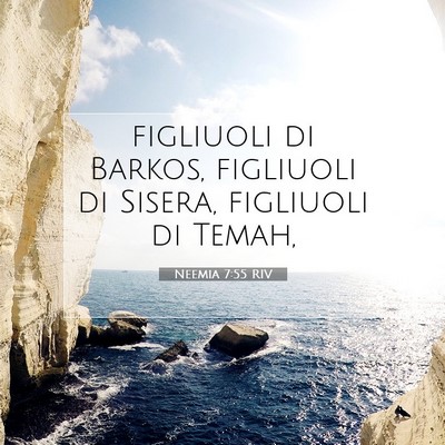 Neemia 7:55 Versetto della Bibbia Spiegato