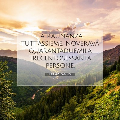 Neemia 7:66 Versetto della Bibbia Spiegato
