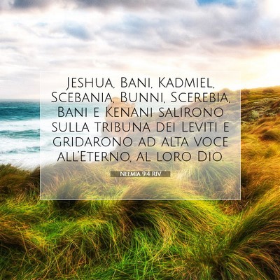 Neemia 9:4 Versetto della Bibbia Spiegato