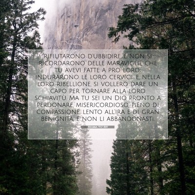 Neemia 9:17 RIV Immagine del Versetto della Bibbia