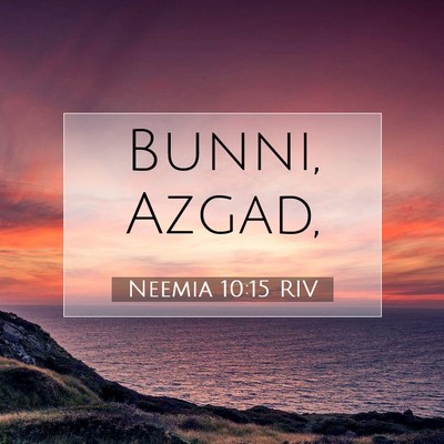 Neemia 10:15 Versetto della Bibbia Spiegato