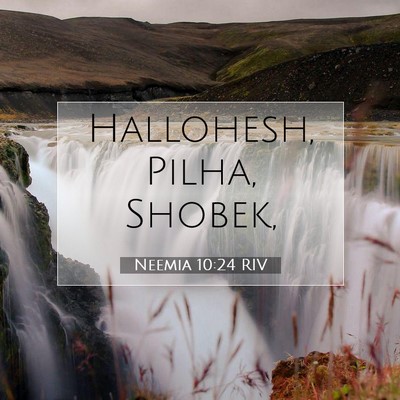 Neemia 10:24 Versetto della Bibbia Spiegato