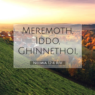 Neemia 12:4 RIV Immagine del Versetto della Bibbia