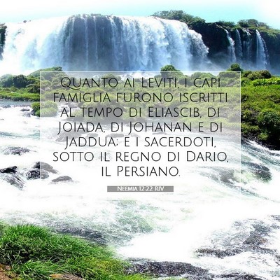 Neemia 12:22 RIV Immagine del Versetto della Bibbia
