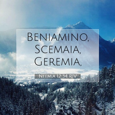 Neemia 12:34 Versetto della Bibbia Spiegato