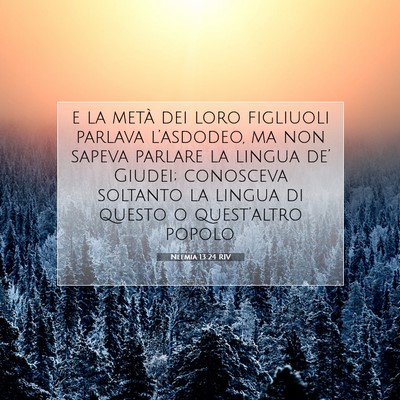 Neemia 13:24 Versetto della Bibbia Spiegato