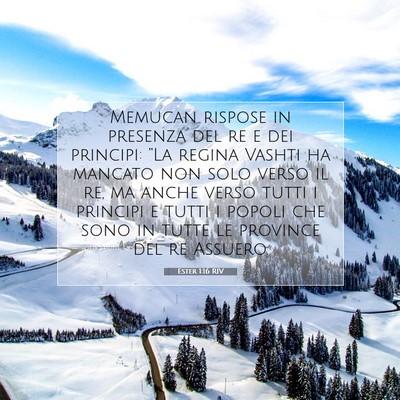 Ester 1:16 Versetto della Bibbia Spiegato