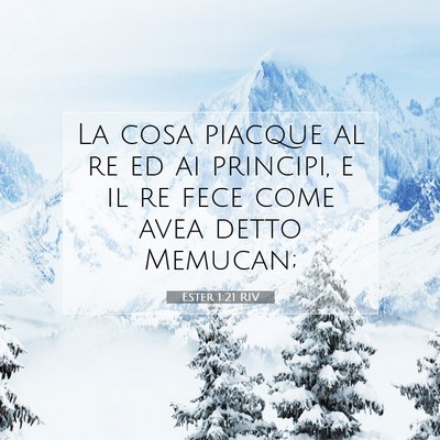 Ester 1:21 Versetto della Bibbia Spiegato