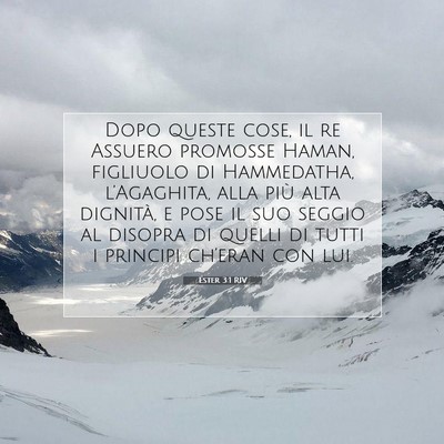 Ester 3:1 RIV Immagine del Versetto della Bibbia