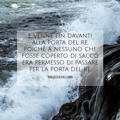 Ester 4:2 Versetto della Bibbia Spiegato