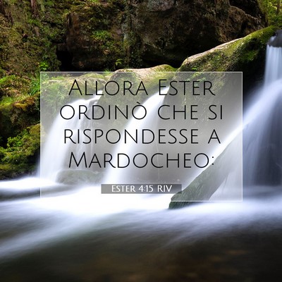 Ester 4:15 Versetto della Bibbia Spiegato