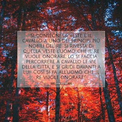 Ester 6:9 Versetto della Bibbia Spiegato