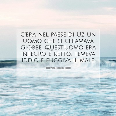 Giobbe 1:1 Versetto della Bibbia Spiegato