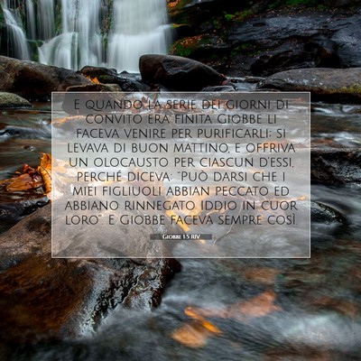 Giobbe 1:5 Versetto della Bibbia Spiegato