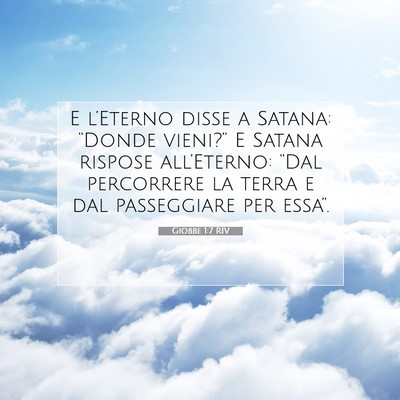 Giobbe 1:7 Versetto della Bibbia Spiegato