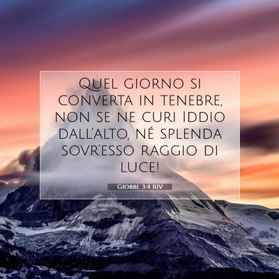 Giobbe 3:4 RIV Immagine del Versetto della Bibbia