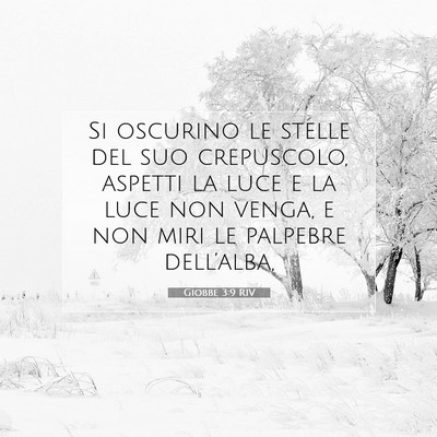 Giobbe 3:9 Versetto della Bibbia Spiegato