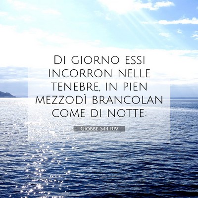 Giobbe 5:14 Versetto della Bibbia Spiegato