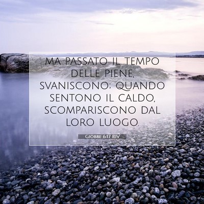Giobbe 6:17 Versetto della Bibbia Spiegato