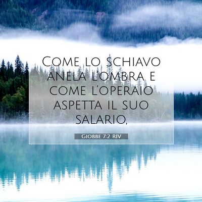 Giobbe 7:2 Versetto della Bibbia Spiegato