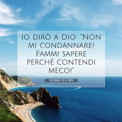Giobbe 10:2 RIV Immagine del Versetto della Bibbia