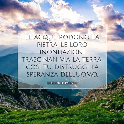 Giobbe 14:19 Versetto della Bibbia Spiegato