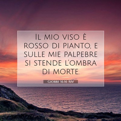 Giobbe 16:16 Versetto della Bibbia Spiegato