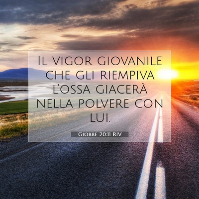 Giobbe 20:11 Versetto della Bibbia Spiegato