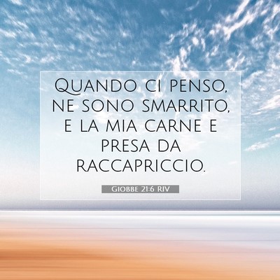 Giobbe 21:6 RIV Immagine del Versetto della Bibbia