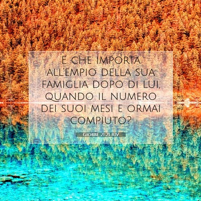 Giobbe 21:21 Versetto della Bibbia Spiegato