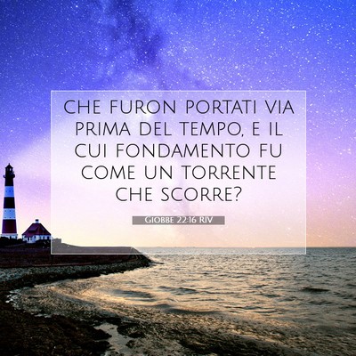 Giobbe 22:16 Versetto della Bibbia Spiegato