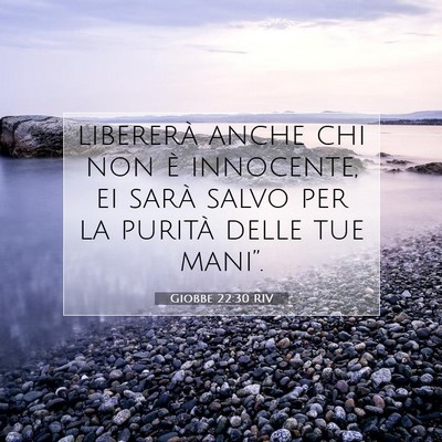 Giobbe 22:30 Versetto della Bibbia Spiegato