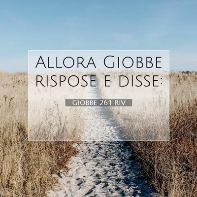 Giobbe 26:1 Versetto della Bibbia Spiegato